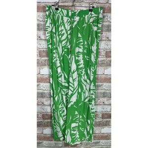 Lilly Pulitzer for Target Rayon Pallazo Wide-Leg Pants "Boom Boom" Sz L